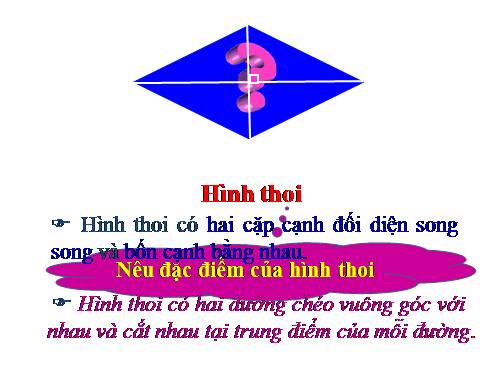 Diện tích hình thoi