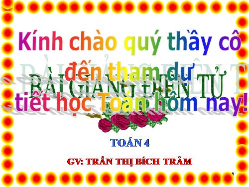 Phép chia phân số