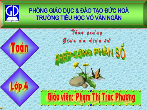 Phép cộng phân số