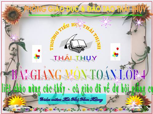 Tìm hai số khi biết tổng và tỉ số của hai số đó