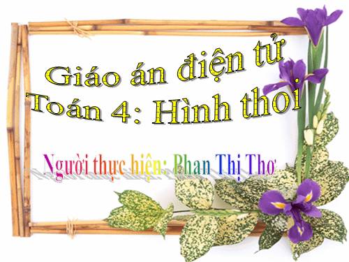 Hình thoi