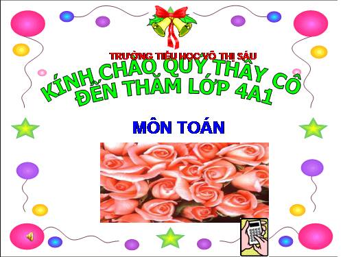 Các Bài giảng khác thuộc Chương trình Toán 4