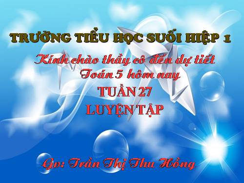 Các Bài giảng khác thuộc Chương trình Toán 4