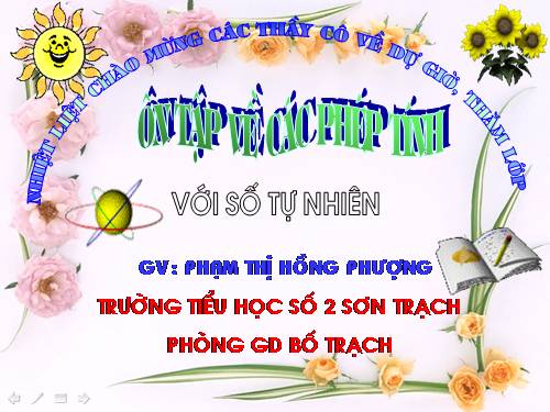 Ôn tập về các phép tính với số tự nhiên