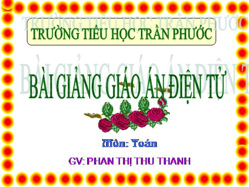 Phép chia phân số