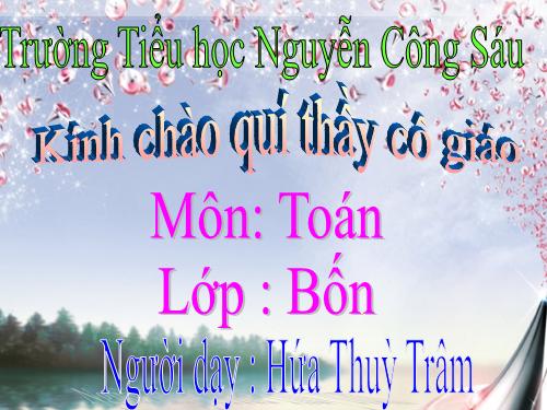 Tìm số trung bình cộng