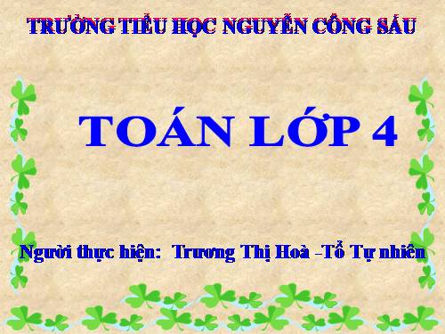 Tính chất giao hoán của phép nhân