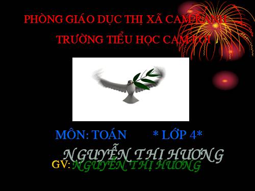 Phép nhân phân số
