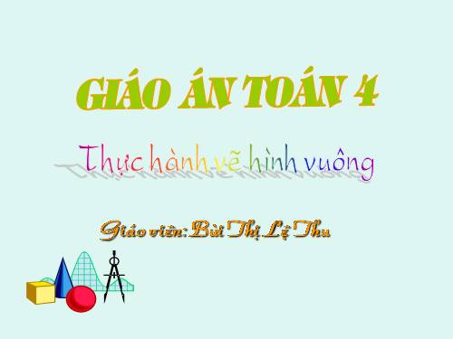 Thực hành vẽ hình vuông