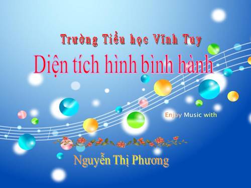 Diện tích hình bình hành