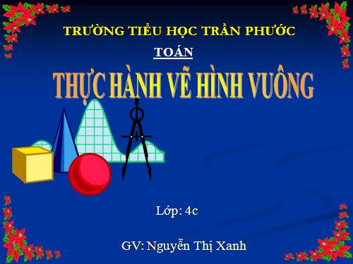 Thực hành vẽ hình vuông