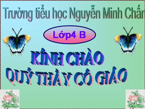 Các Bài giảng khác thuộc Chương trình Toán 4