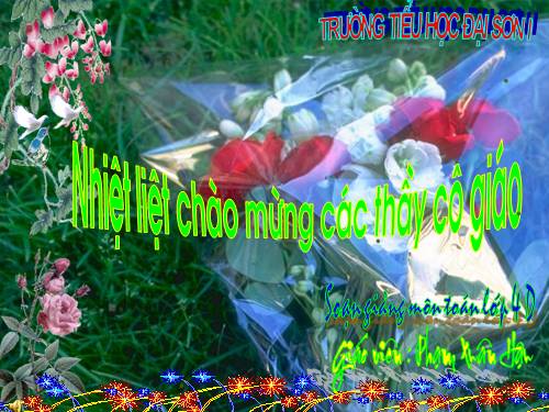 Phân số bằng nhau