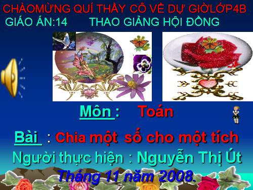 Chia một số cho một tích
