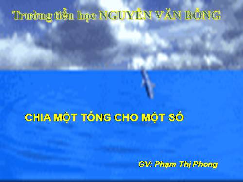 Chia một tổng cho một số