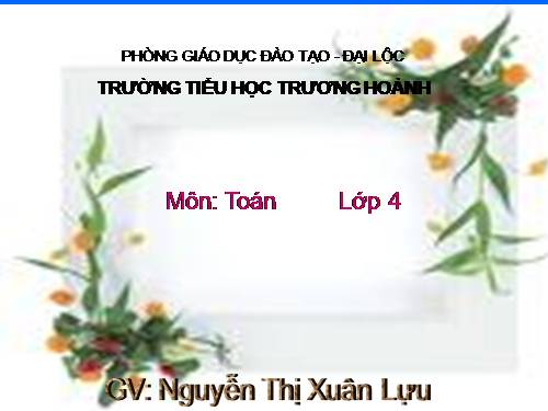 Phép cộng phân số