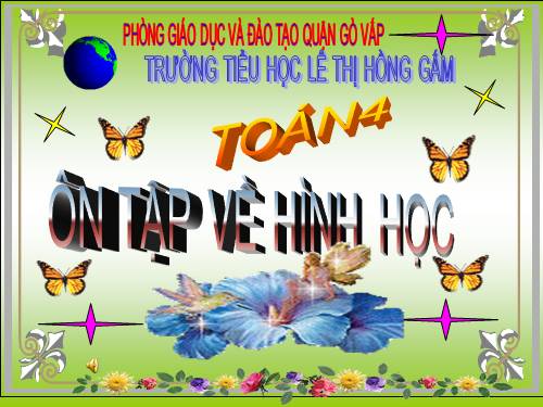 Ôn tập về hình học