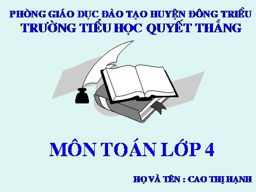 Phép cộng phân số