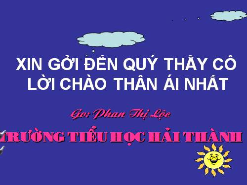 Chia một tổng cho một số