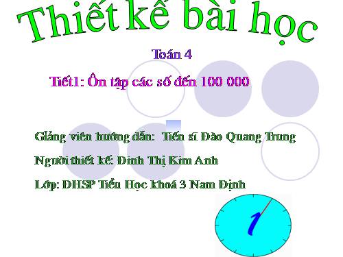 Ôn tập các số đến 100 000