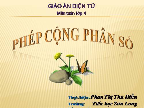 Phép cộng phân số