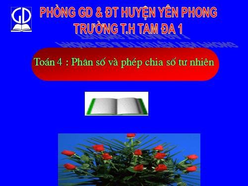 Phân số và phép chia số tự nhiên