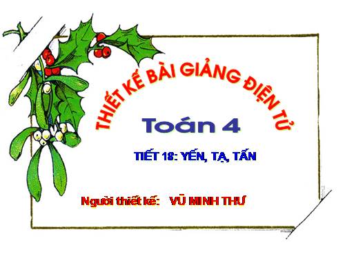 Yến, tạ, tấn