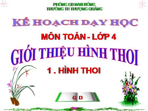 Hình thoi
