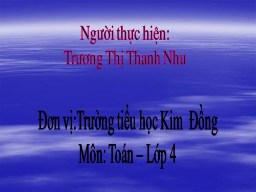 Nhân với số có hai chữ số