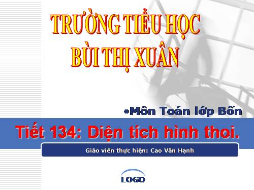 Diện tích hình thoi