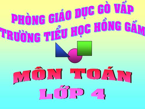 Ôn tập về phân số