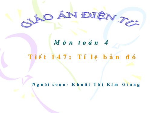 Tỉ lệ bản đồ