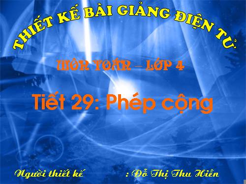 Phép cộng