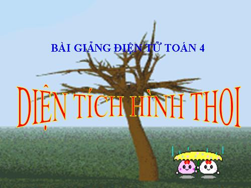 Diện tích hình thoi