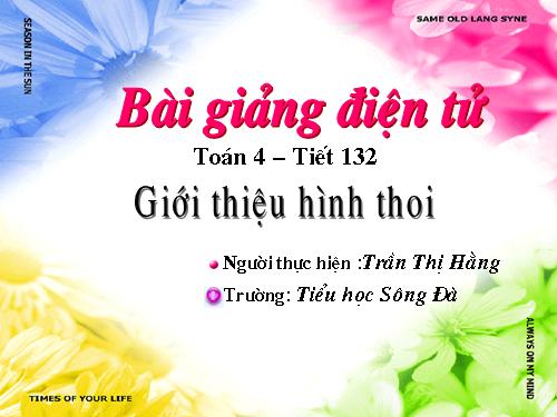 Hình thoi