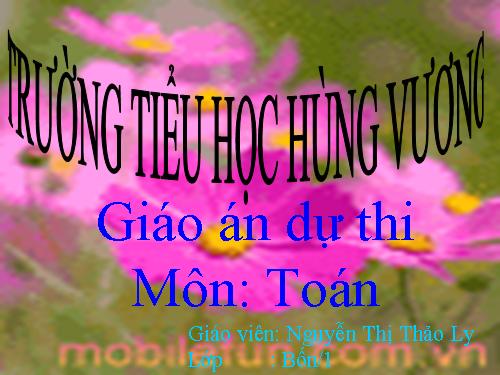 Ôn tập về số tự nhiên (tiếp theo)