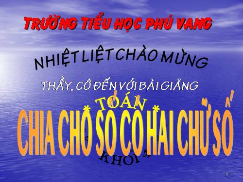 Chia cho số có hai chữ số