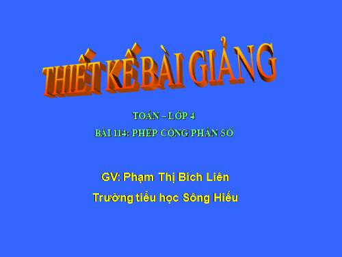 Phép cộng phân số