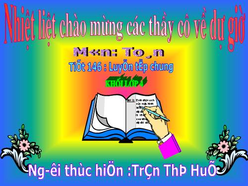Các Bài giảng khác thuộc Chương trình Toán 4