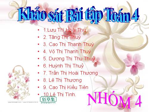 thống kê hệ thống bài tập toán lớp 4