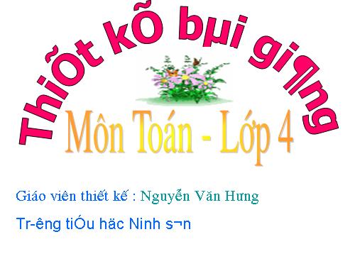 Nhân với số có hai chữ số