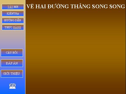 Vẽ hai đường thẳng song song