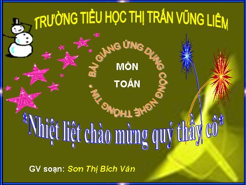 Các Bài giảng khác thuộc Chương trình Toán 4