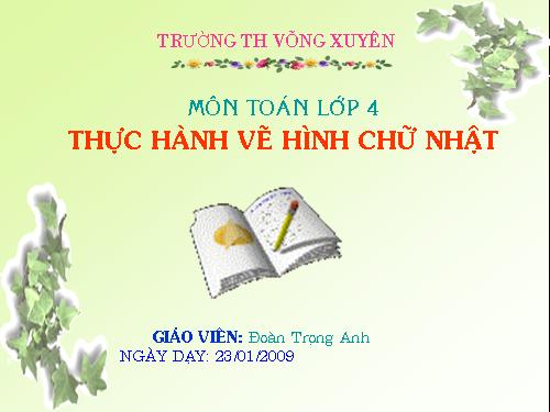 Thực hành vẽ hình chữ nhật