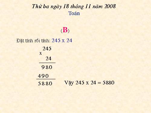 Giới thiệu nhân nhẩm số có hai chữ số với 11