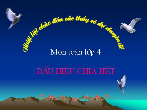 Dấu hiệu chia hết cho 9