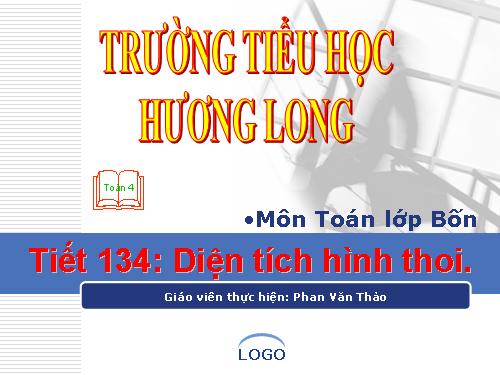 Diện tích hình thoi