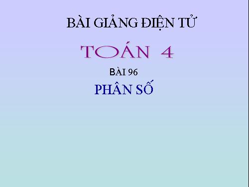 Phân số