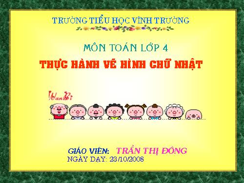 Thực hành vẽ hình chữ nhật