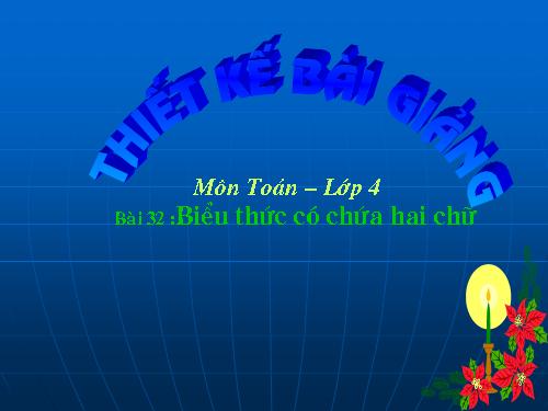 Biểu thức có chứa hai chữ